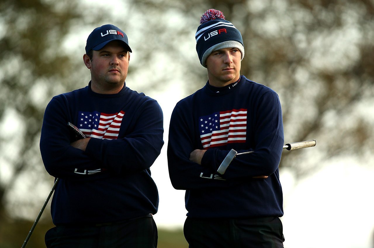 Patrick Reed and Jordan Spieth, shown at the 2014 Ryder Cup
