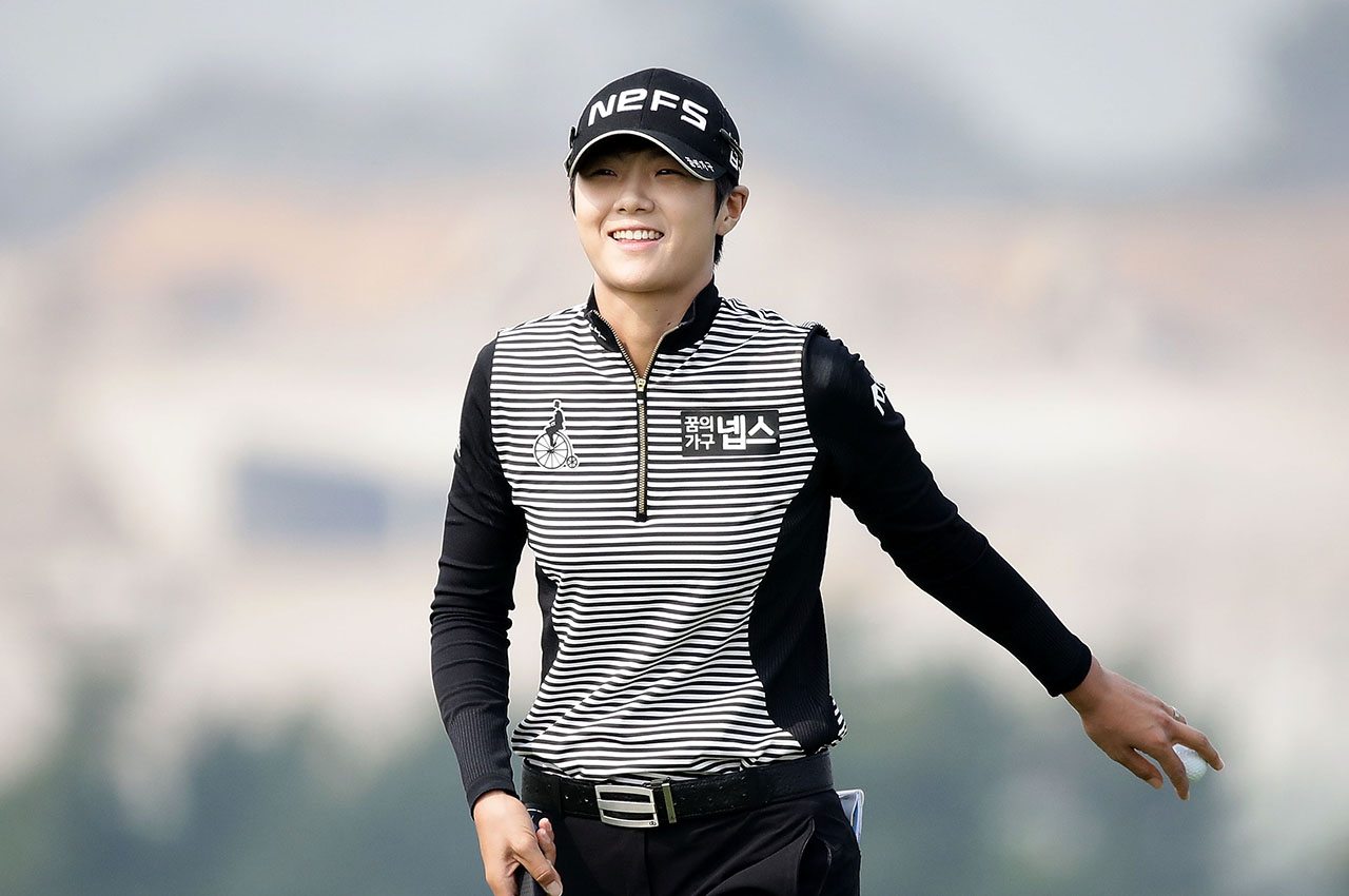 Sung Hyun Park, pictured at the KEB-Hana Bank Championship