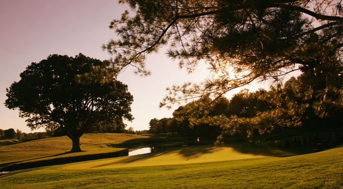 The sixth hole at Crooked Stick Golf Club, site of the 2016 BMW Championship.