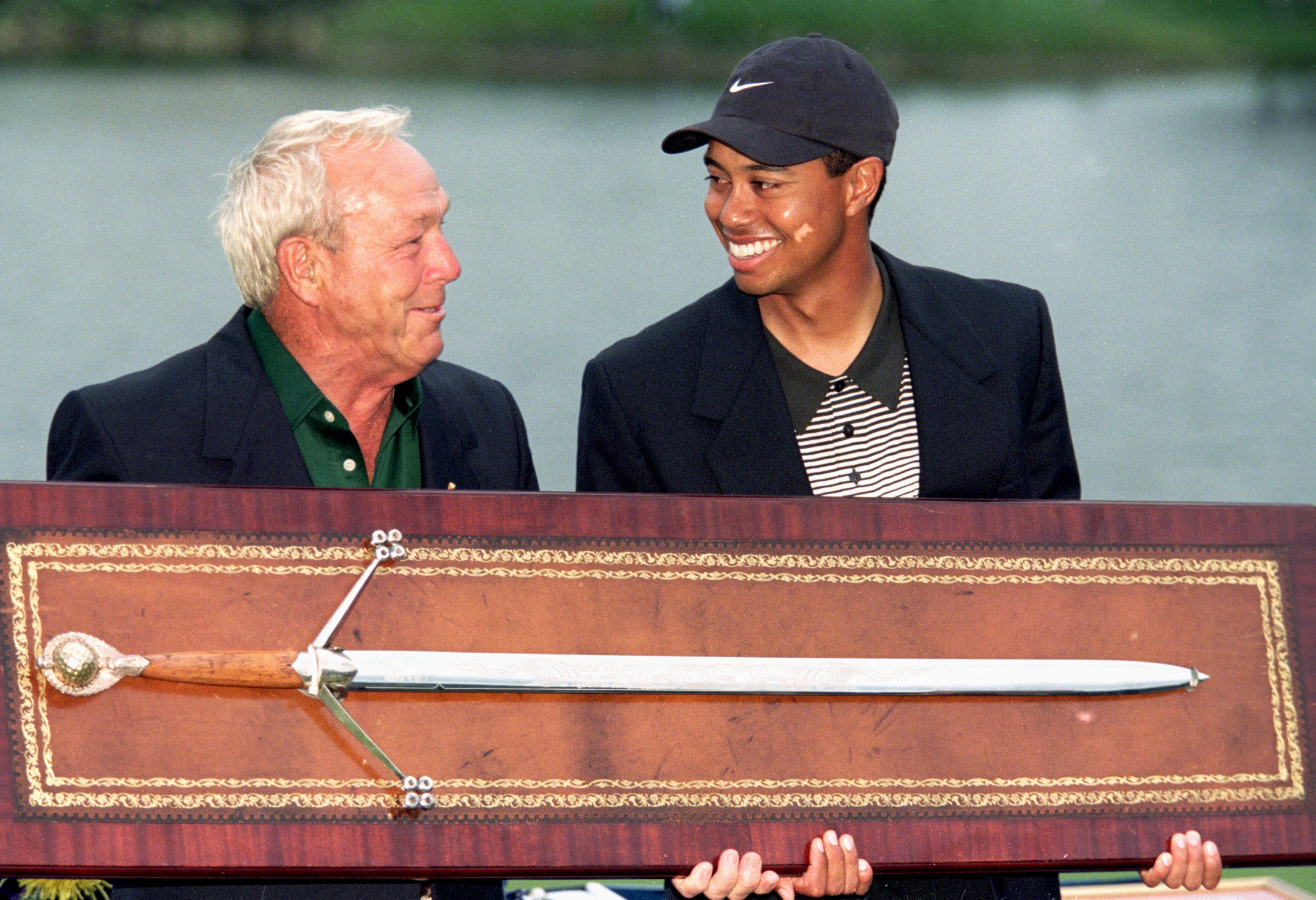 Tiger Woods Arnold Palmer