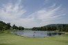 No. 13 green at Pete Dye Golf Club.