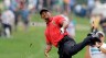 Tiger Woods said after withdrawing with a back injury at the 2014 WGC-Bridgestone Invitational that this swing led to spasms, which eventually forced him to stop play on the ninth hole.
