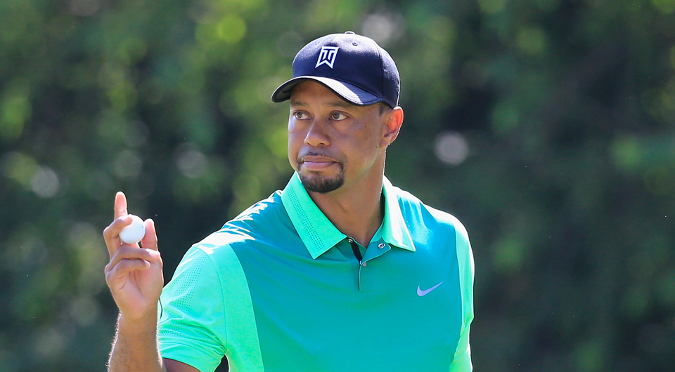 Tiger Woods at Quicken Loans National in 2014.