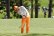 Rickie Fowler stood out in his orange Sunday at the Masters. (Michael Madrid-USA TODAY Sports)