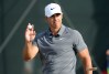 SOUTHAMPTON, NY - JUNE 17: Brooks Koepka of the United States acknowledges the crowds after making a birdie on the 16th hole during the final round of the 2018 US Open at Shinnecock Hills Golf Club on June 17, 2018 in Southampton, New York. (Photo by David Cannon/Getty Images)