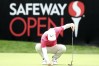 NAPA, CA - OCTOBER 04: Dylan Frittelli of South Africa lines up a putt on the 18th green during round one of the Safeway Open at the North Course of the Silverado Resort and Spa on October 4, 2018 in Napa, California. (Photo by Marianna Massey/Getty Images)