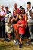 CARNOUSTIE, SCOTLAND - JULY 22: (Front) The children of Tiger Woods of the United States look on during the final round of the Open Championship at Carnoustie Golf Club on July 22, 2018 in Carnoustie, Scotland.  (Photo by Matthew Lewis/R&A/R&A via Getty Images)