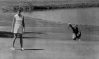 AUG 27 1976, AUG 29 1976 Shelly Hamlin Bells Finally Drops In. Hamlin, Shelley Golf She thought it would stop short, but it took another turn and dropped Shelley Hamlin grimaces in premature disappointment on fifth green during first round of National Jewish Hospital Open. Credit: Denver Post (Denver Post via Getty Images)
