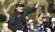 Feb 10, 2019; Pebble Beach, CA, USA; Phil Mickelson signals his tee shot going left on the sixth hole during the final round of the AT&T Pebble Beach Pro-Am golf tournament at Pebble Beach Golf Links. Mandatory Credit: Michael Madrid-USA TODAY Sports