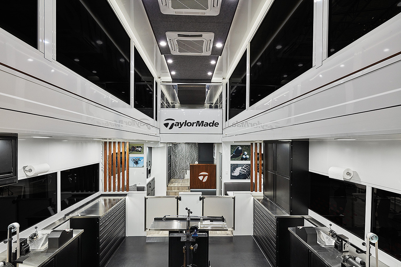TaylorMade PGA Tour van