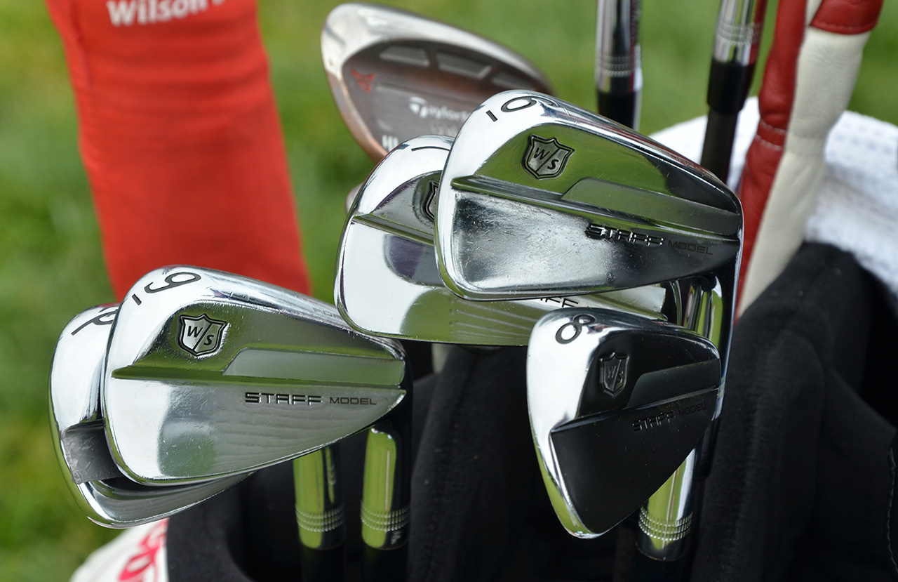 Gary Woodland's Wilson irons