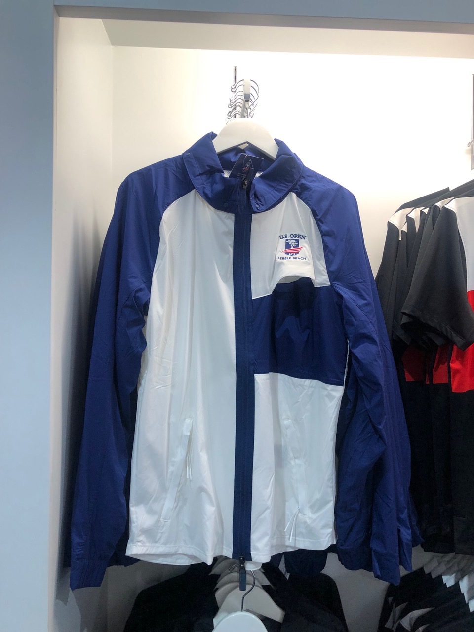 Windbreakers of all styles and prices are an option at Pebble Beach, but Nike’s $135 “Statement” jacket is best designed for golf, including pockets and vents in golf-friendly locations, just in case the heavy stuff hasn’t come down yet. 