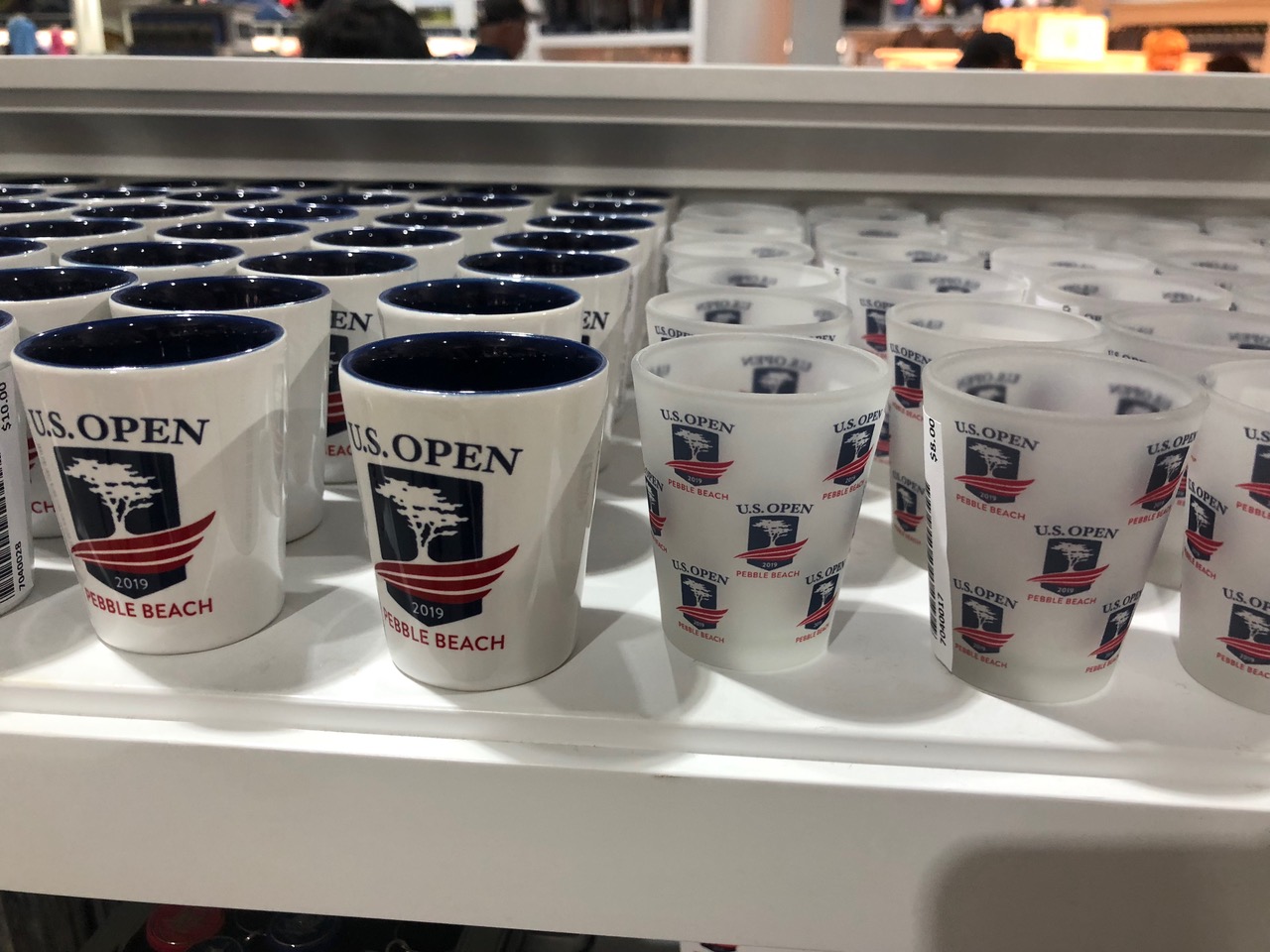 Just $8 for a shot glass with the 2019 logo, including a lightweight frosted version that is dishwasher safe and may be dropping-friendly. Maybe. 