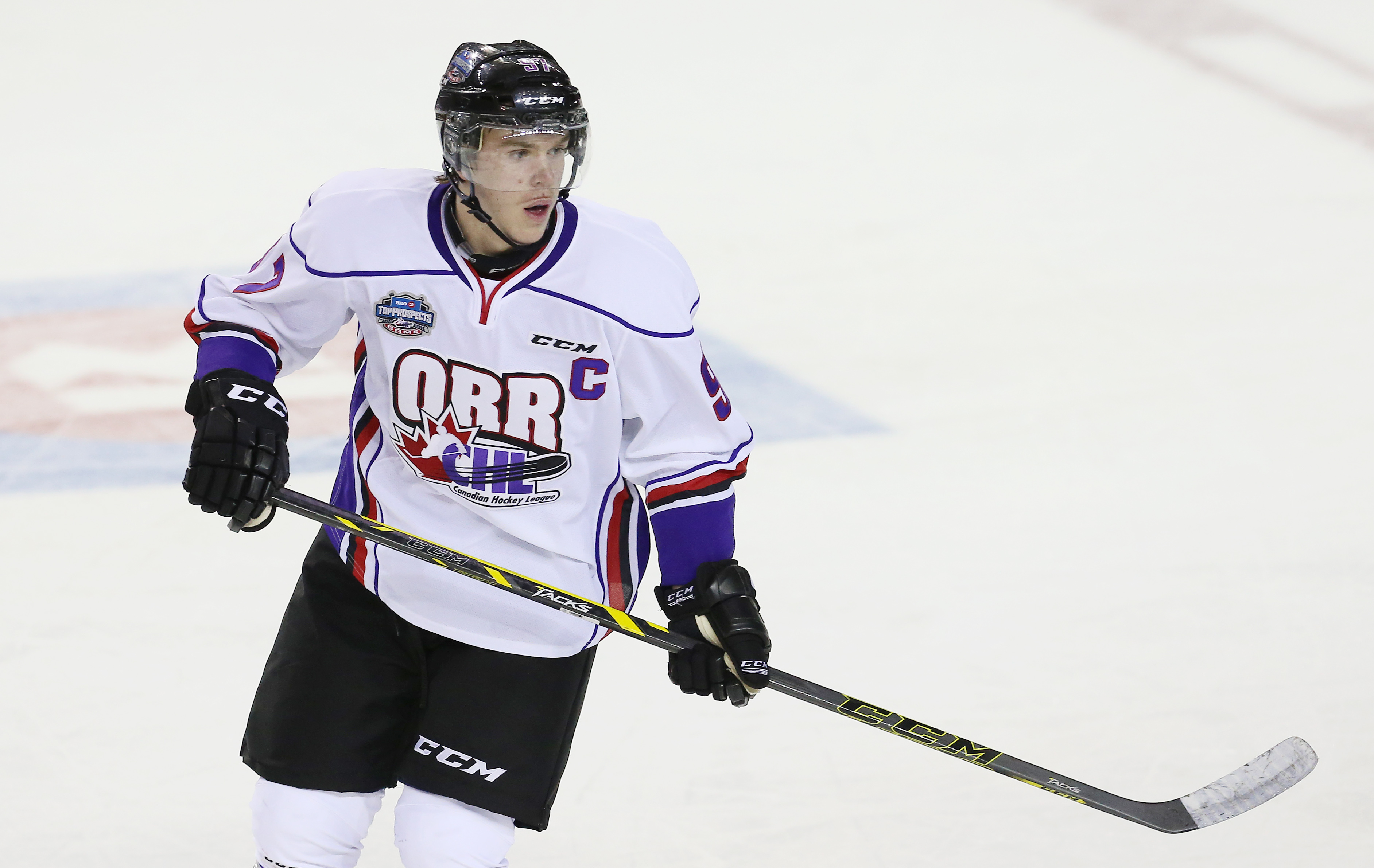 Connor McDavid is the consensus No. 1 pick in the June draft. (Vaughn Ridley, Getty Images)
