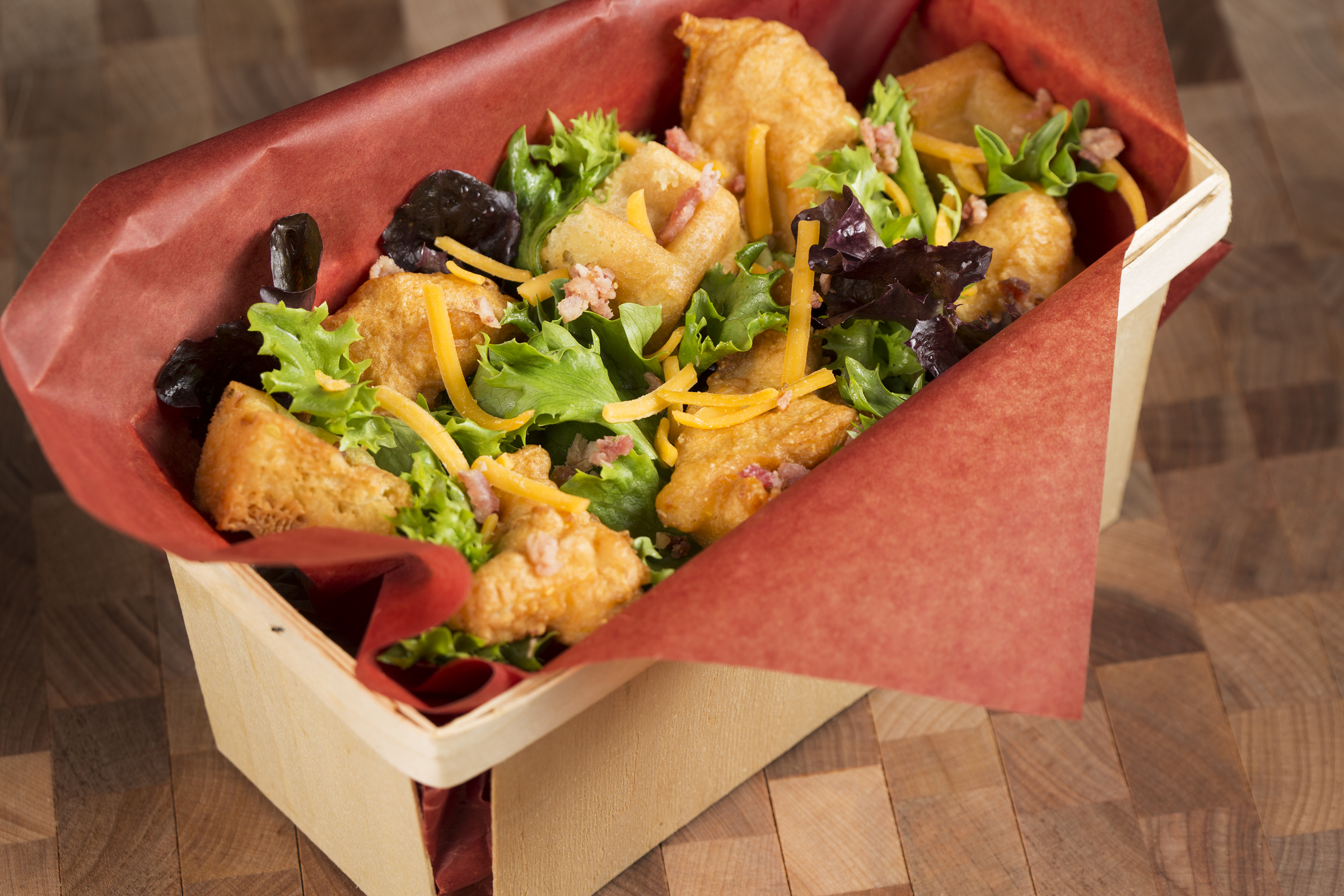 Fried Chicken Salad Print
