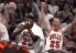 DATE TAKEN: 6/13/97--- Chicago's Michael Jordan, left, and Steve Kerr celebrate the Bulls victory in the NBA Championship Friday night. ORG XMIT: AR1300