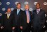 NEW YORK, NY - MARCH 05: Jay Glazer, Howie Long, Terry Bradshaw and Michael Strahan attend the 2013 Fox Sports Media Group Upfront after party at Roseland Ballroom on March 5, 2013 in New York City. (Photo by Theo Wargo/Getty Images)
