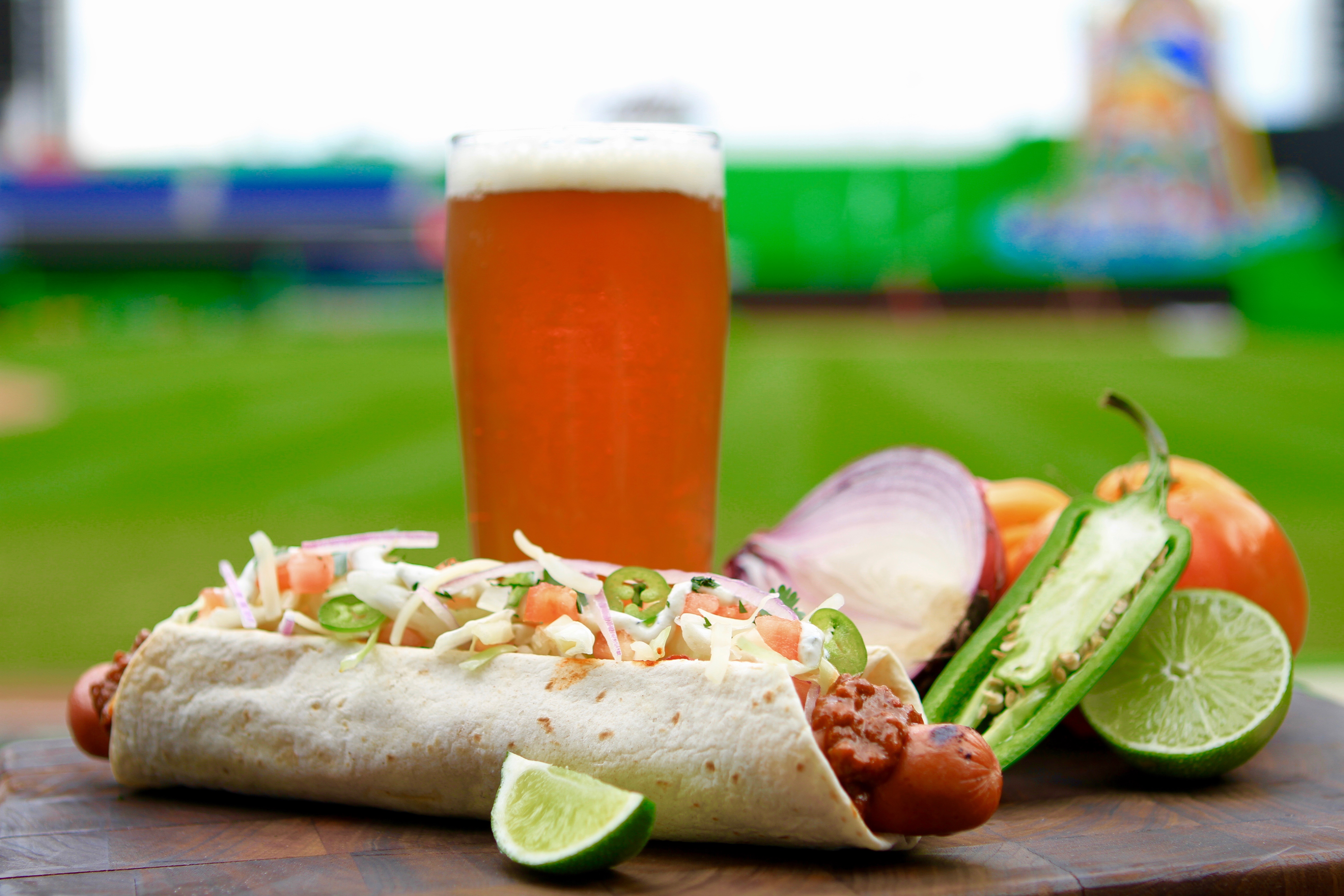 Miami Mex Taco Dog (PHOTO: Levy Restaurants)