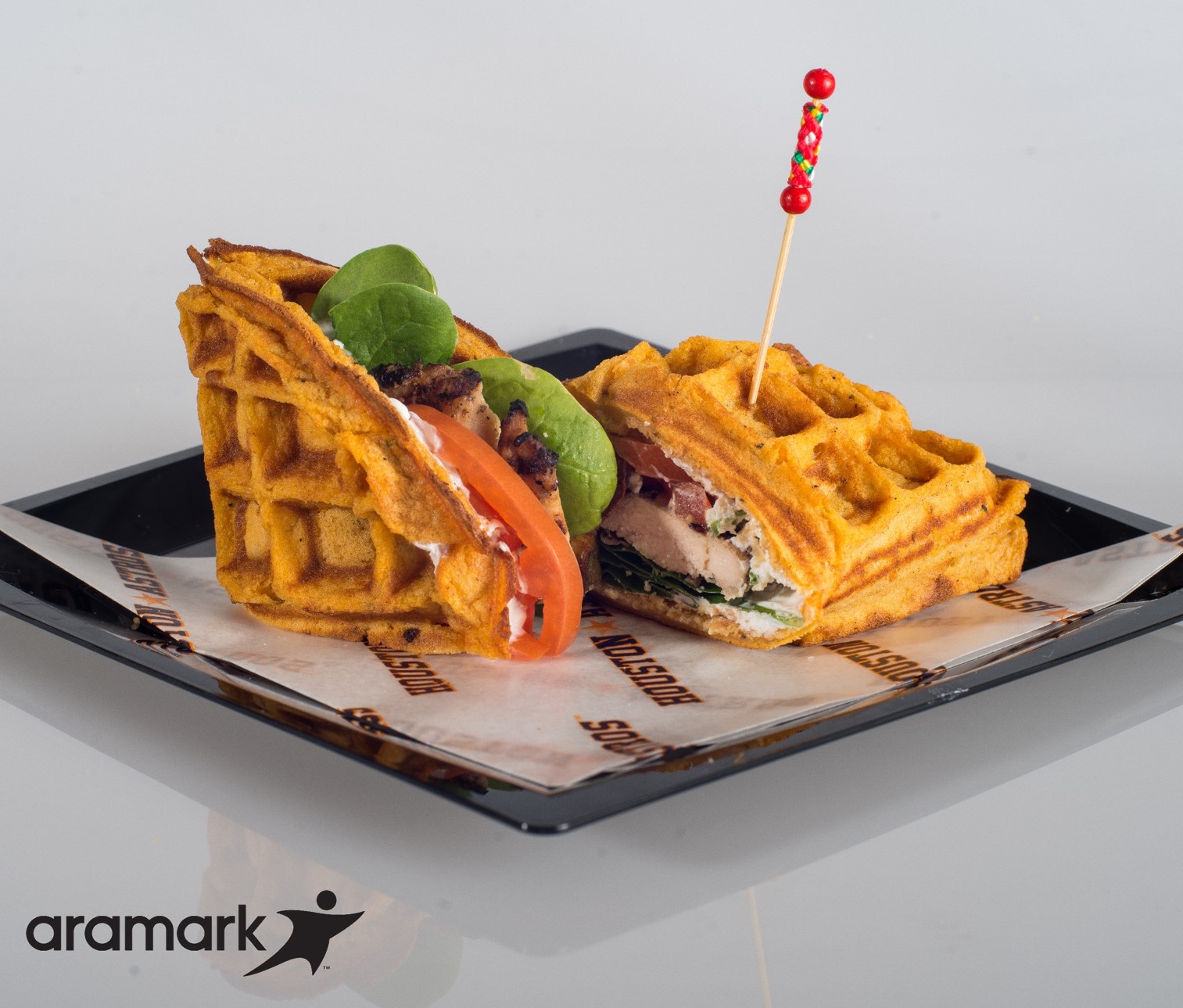 Sweet Potato Waffle Chicken Sandwich (PHOTO: Aramark)