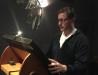 Ed Burns reads from the script for '56, The Streak.' (PHOTO: Lou Barricelli/MLB Network)