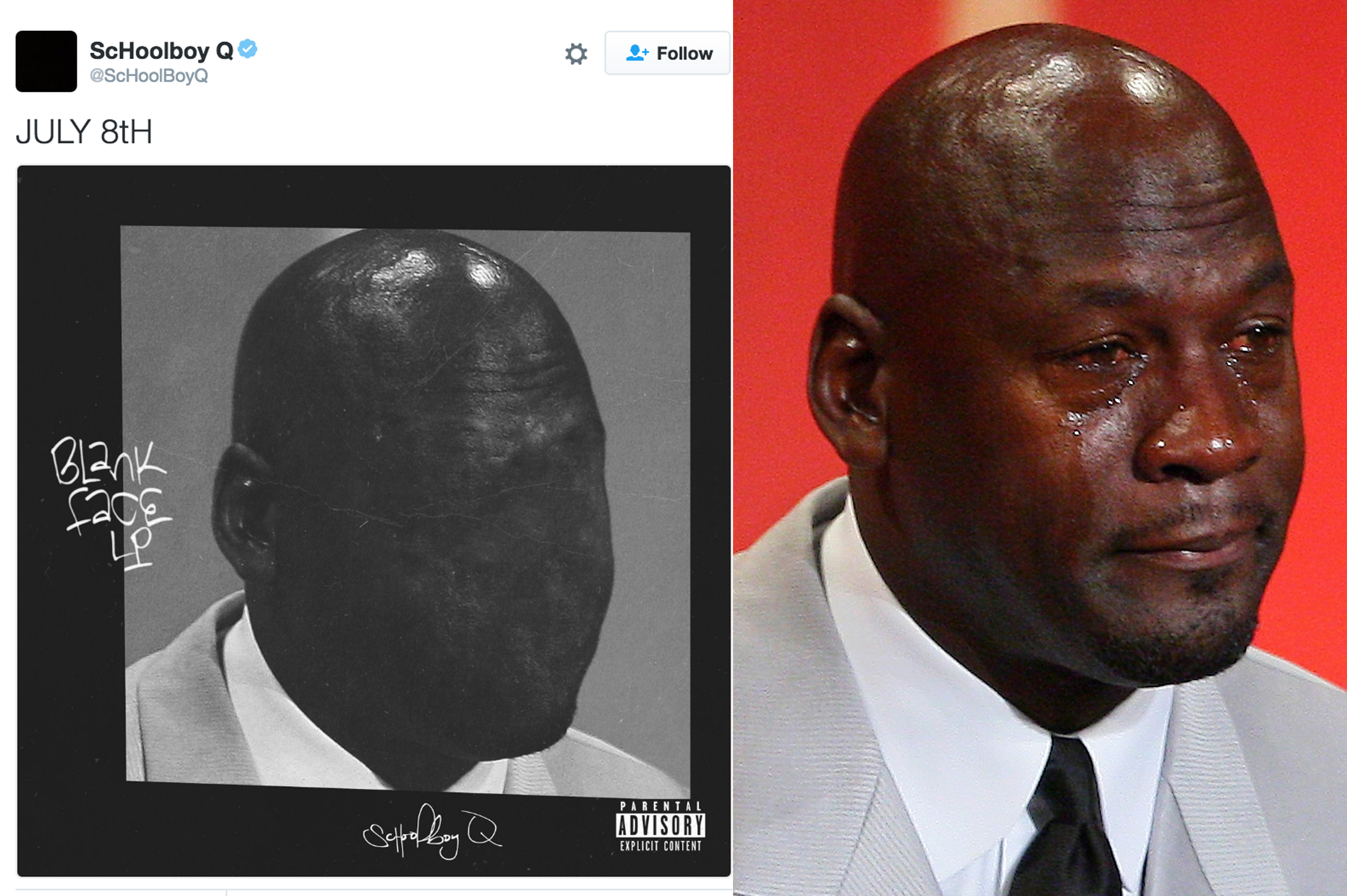 crying mj