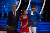 DANCING WITH THE STARS - "Episode 2302" - The 13 celebrities get ready to dance to some of their favorite TV theme songs as TV Night comes to "Dancing with the Stars," live, MONDAY, SEPTEMBER 19 (8:00-10:01 p.m. EDT), on the ABC Television Network. (ABC/Eric McCandless) TOM BERGERON, LAURIE HERNANDEZ, VALENTIN CHMERKOVSKIY