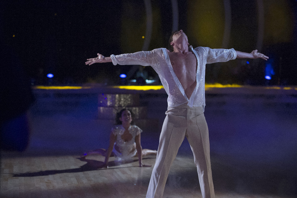 DANCING WITH THE STARS - "Episode 2305" - The nine remaining celebrities will set out to leave a lasting impression with their dances as they commemorate their most memorable year, on "Dancing with the Stars," live, MONDAY, OCTOBER 10 (8:00-10:01 p.m. EDT), on the ABC Television Network. (ABC/Eric McCandless) CHERYL BURKE, RYAN LOCHTE